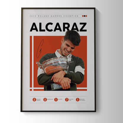 Alcaraz | 2025 Roland Garros Champion