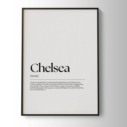 Chelsea Definition
