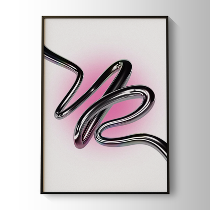 Chrome with Pink Aura