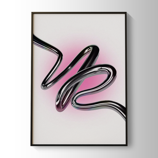 Chrome with Pink Aura