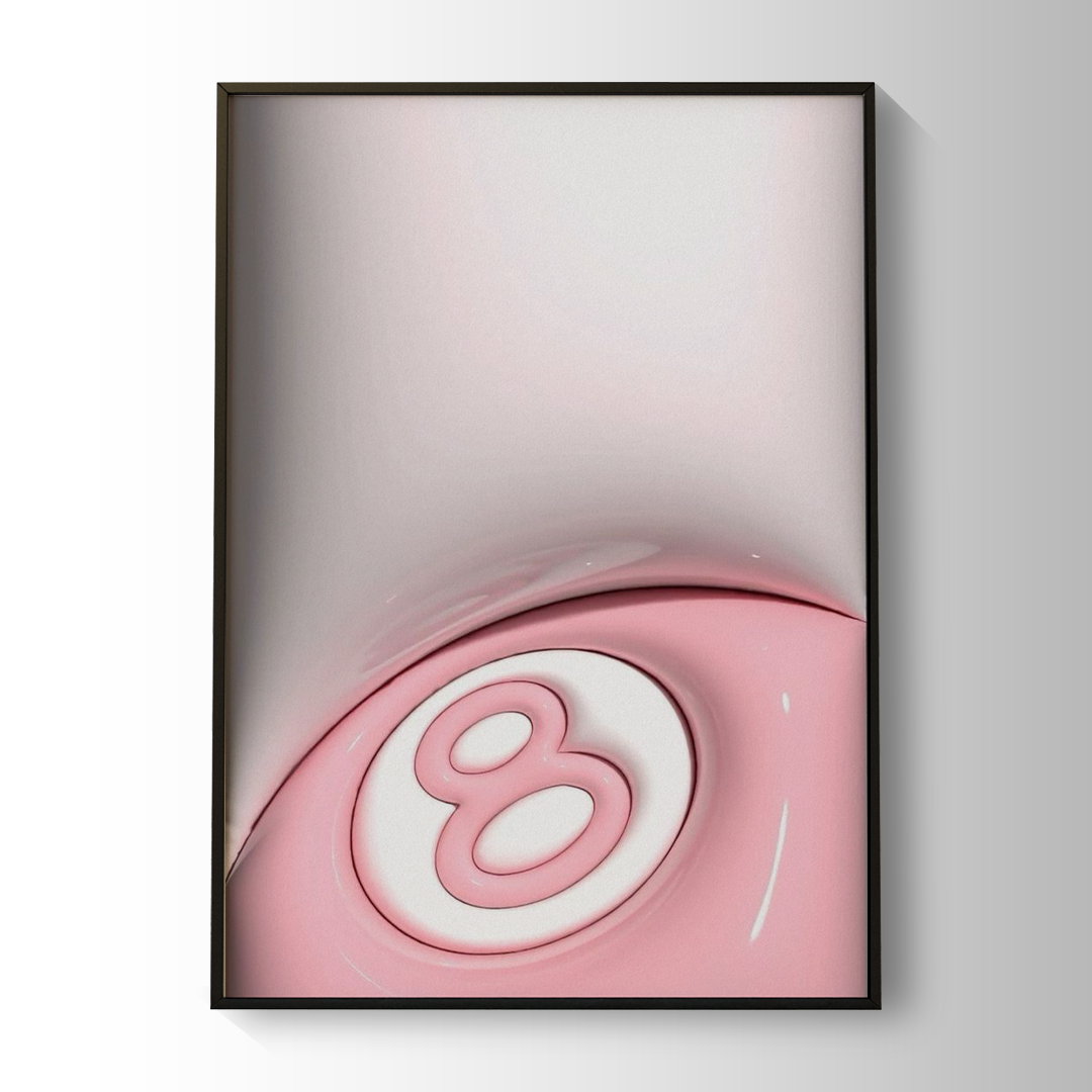 Pink 8 Ball