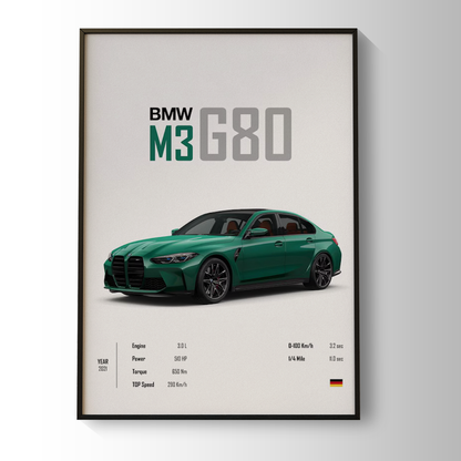 BMW M3 G80 Green