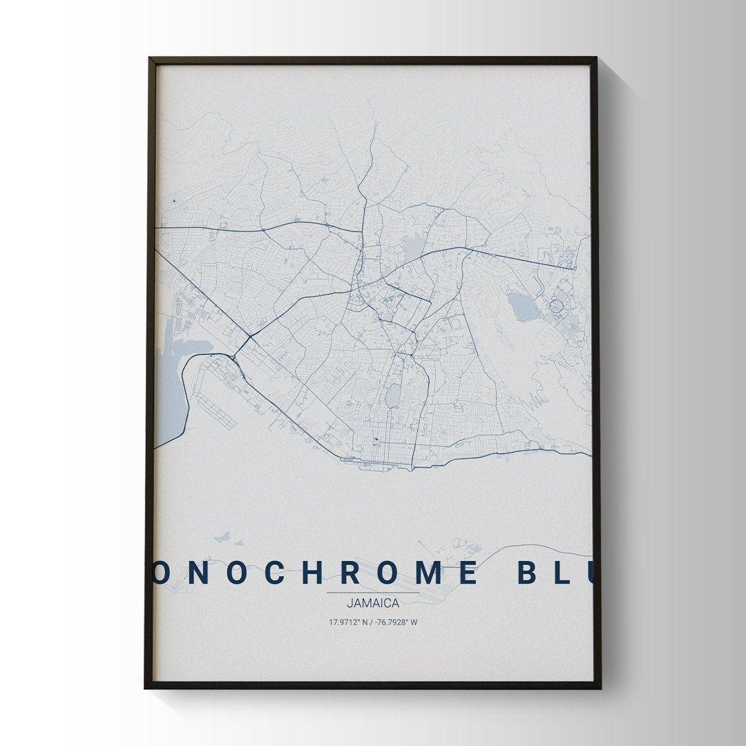 monochrome blue