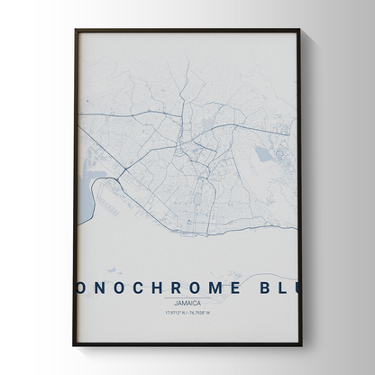 monochrome blue