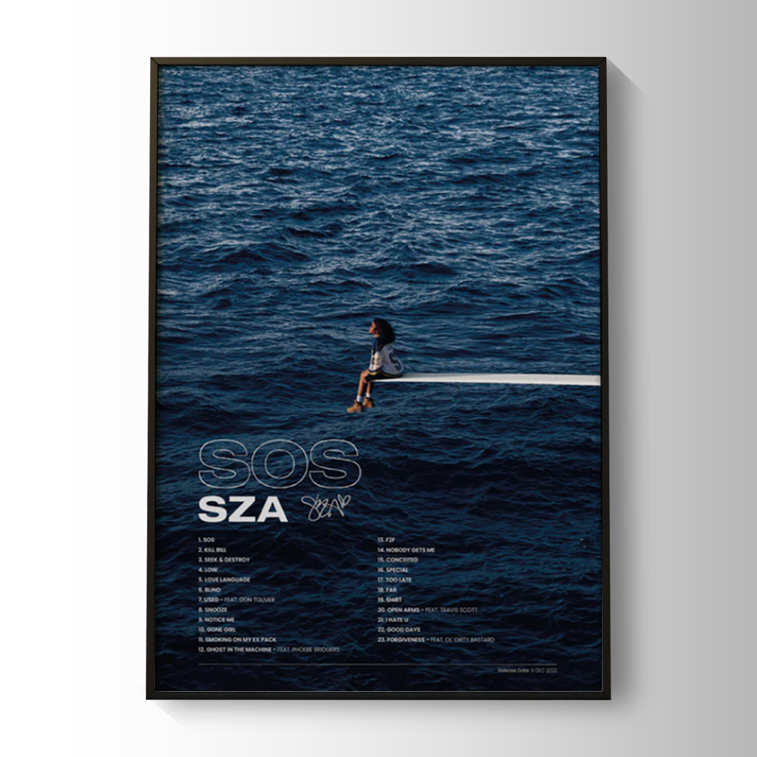 SZA SOS Album Signed