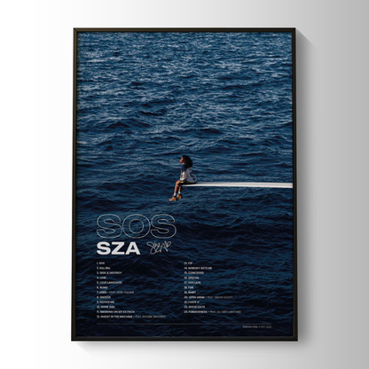 SZA SOS Album Signed